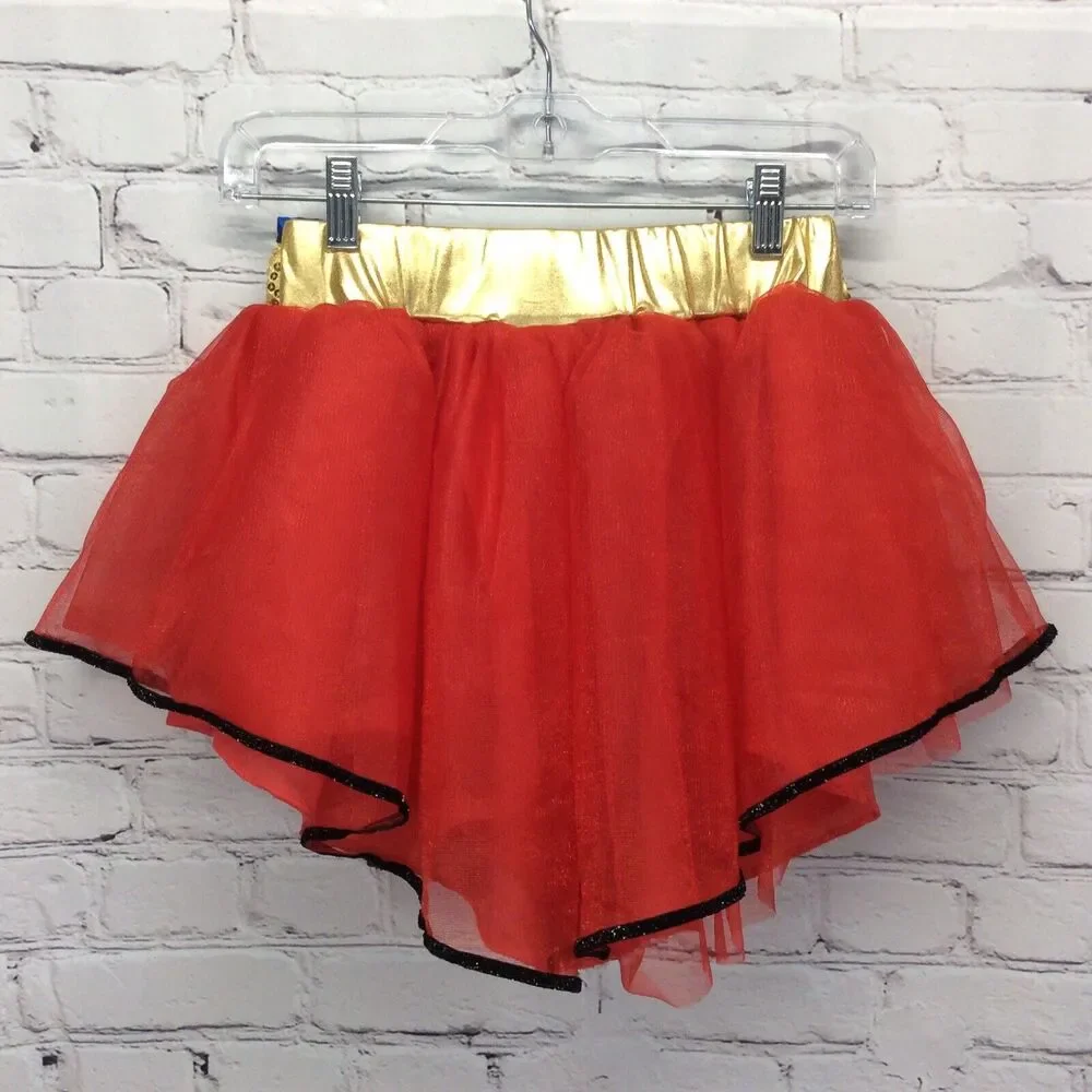 DC Comics Supergirl Skirt/Tutu Girls Size 8-10 Ages 6+ Costume Cosplay Halloween
